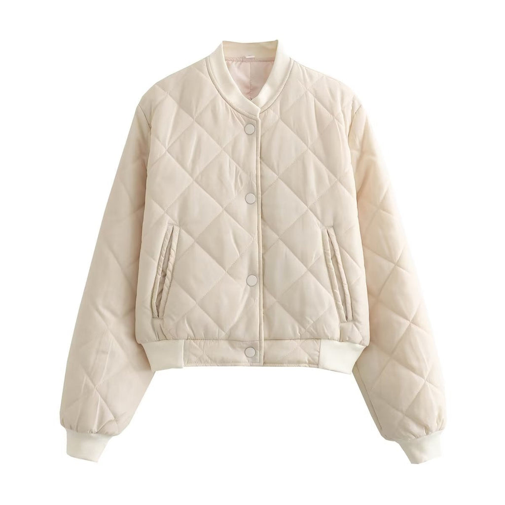 Valenzora | Bomberjacke für Damen mit Argyle-Muster
