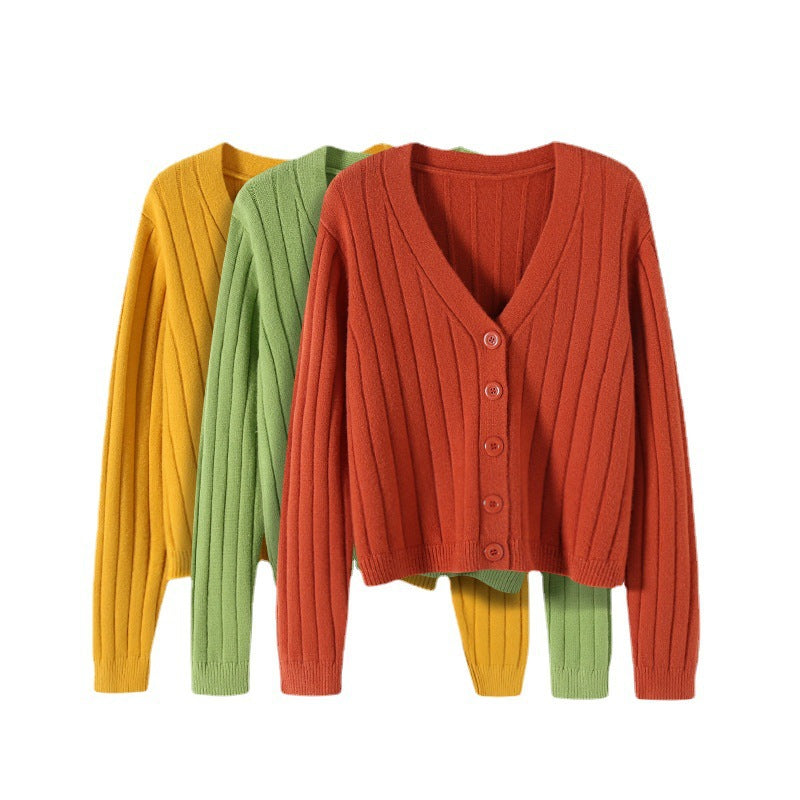 Valenzora | Lace-up knitted V-neck sweater for women