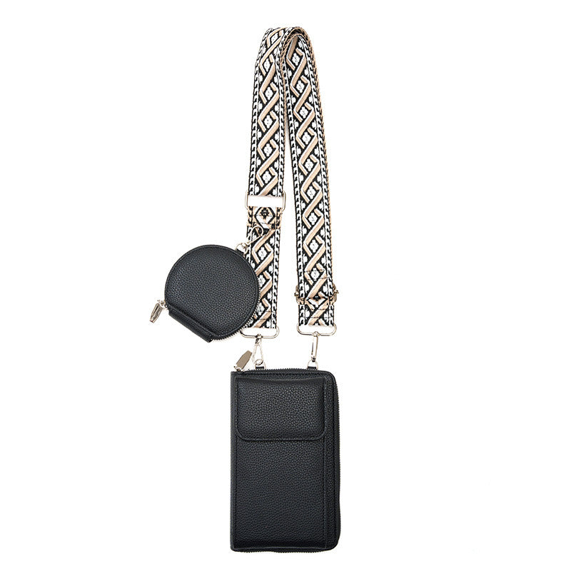Valenzora shoulder bag with cell phone compartment