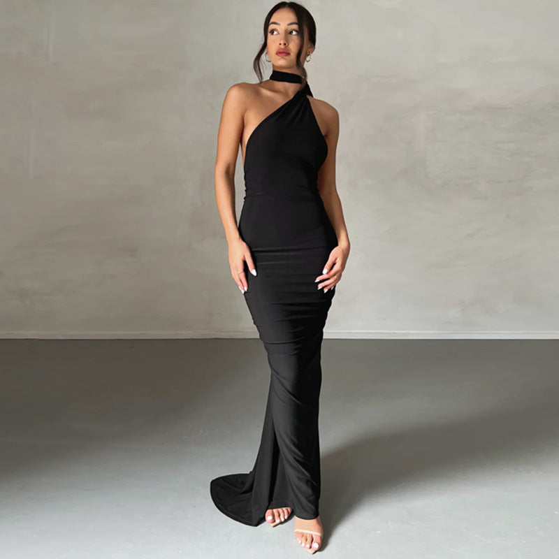 Valenzora | Sexy rückenfreies, ärmelloses, tailliertes, elegantes Abendkleid