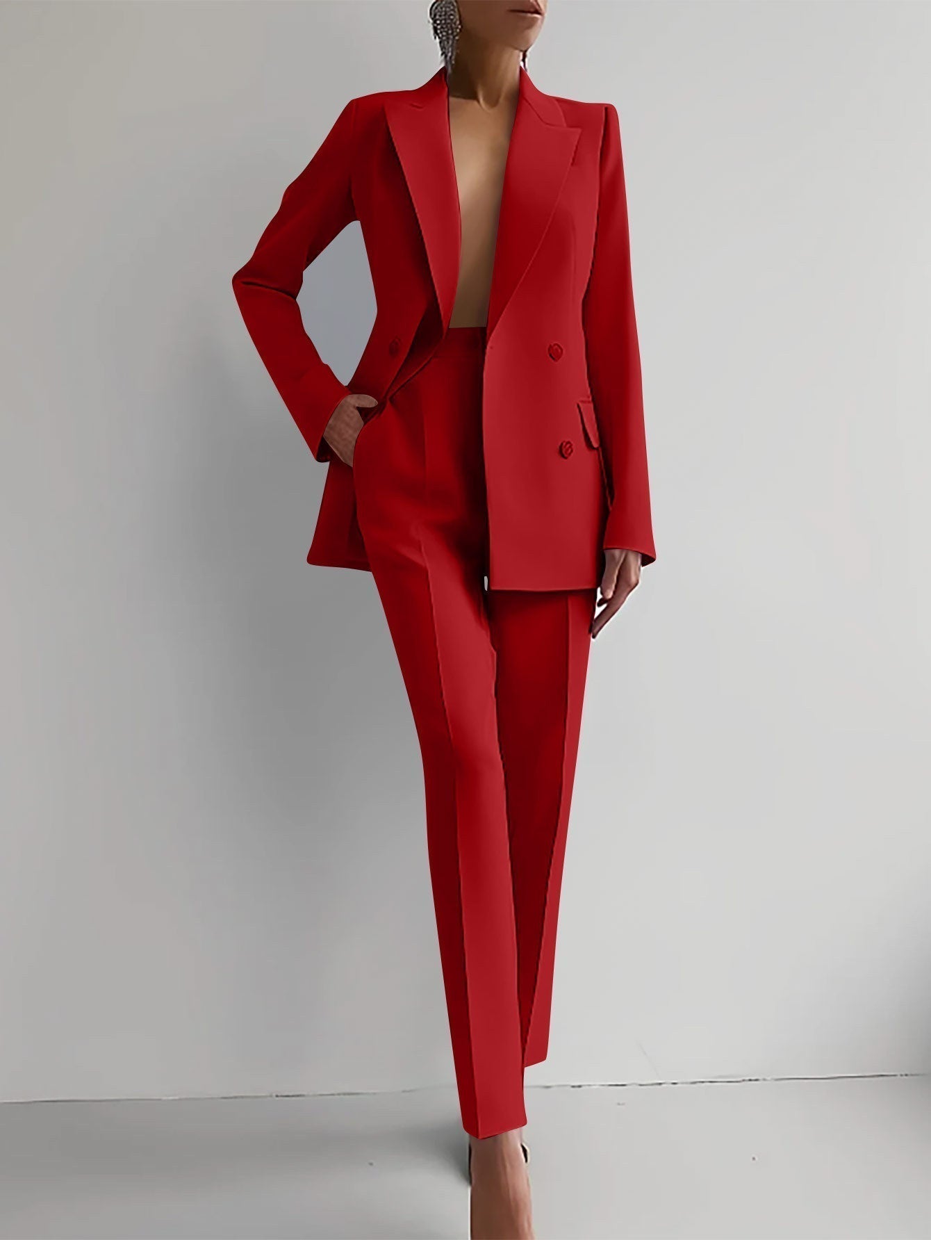 Valenzora | Elegantes Blazer- und Hosen-Set