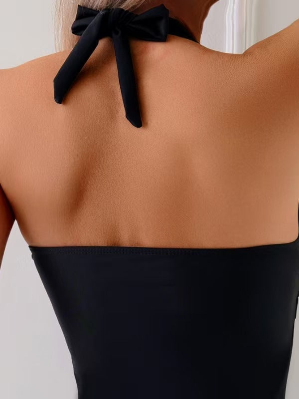 Valenzora | Neckholder-Tankini-Set mit Tunnelzug für Damen