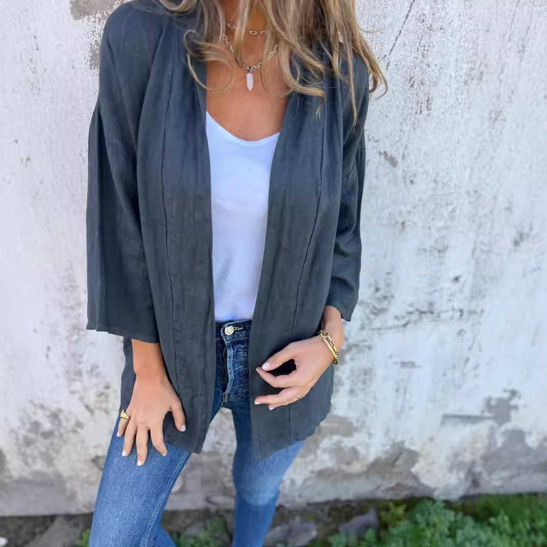 Women's casual summer jacket size