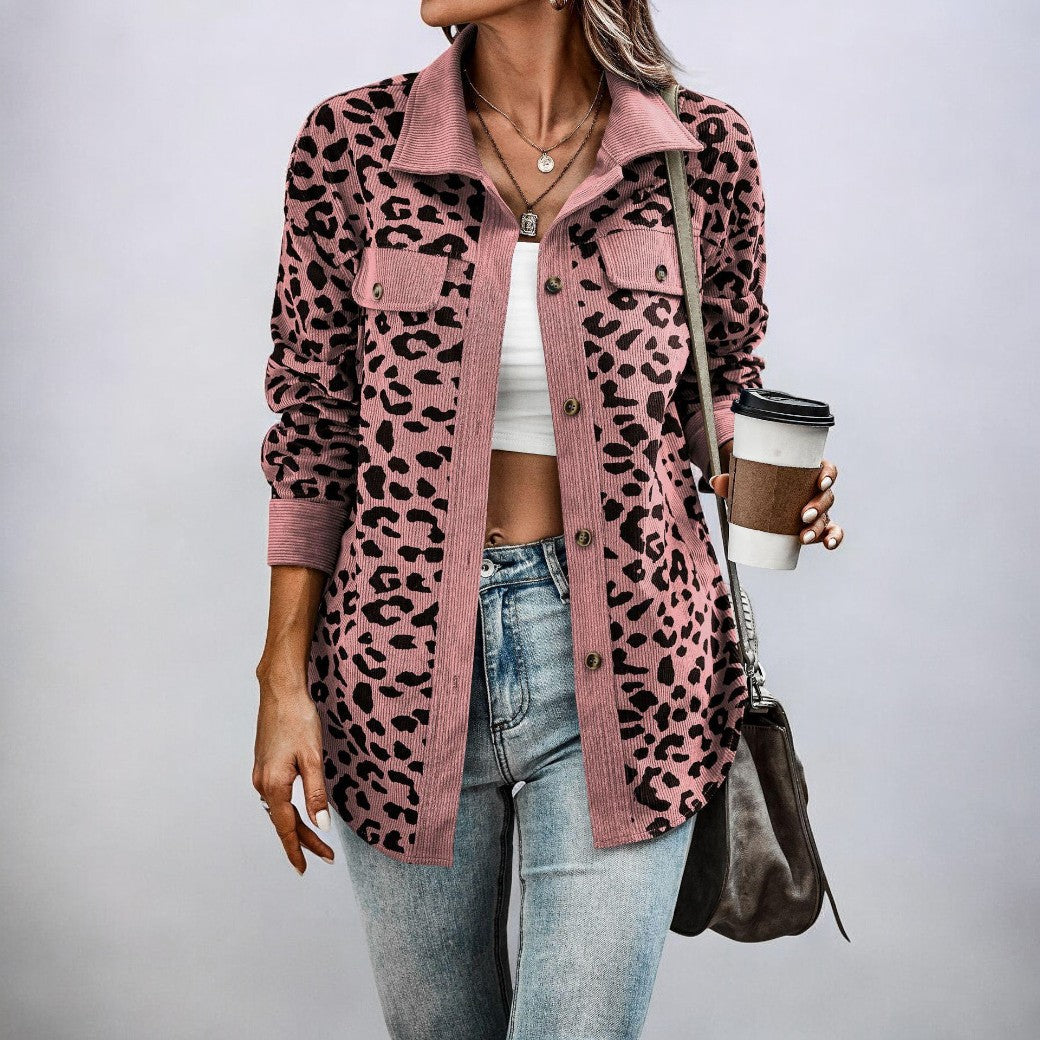 Valenzora | Stylische Jacke mit Leopardenmuster