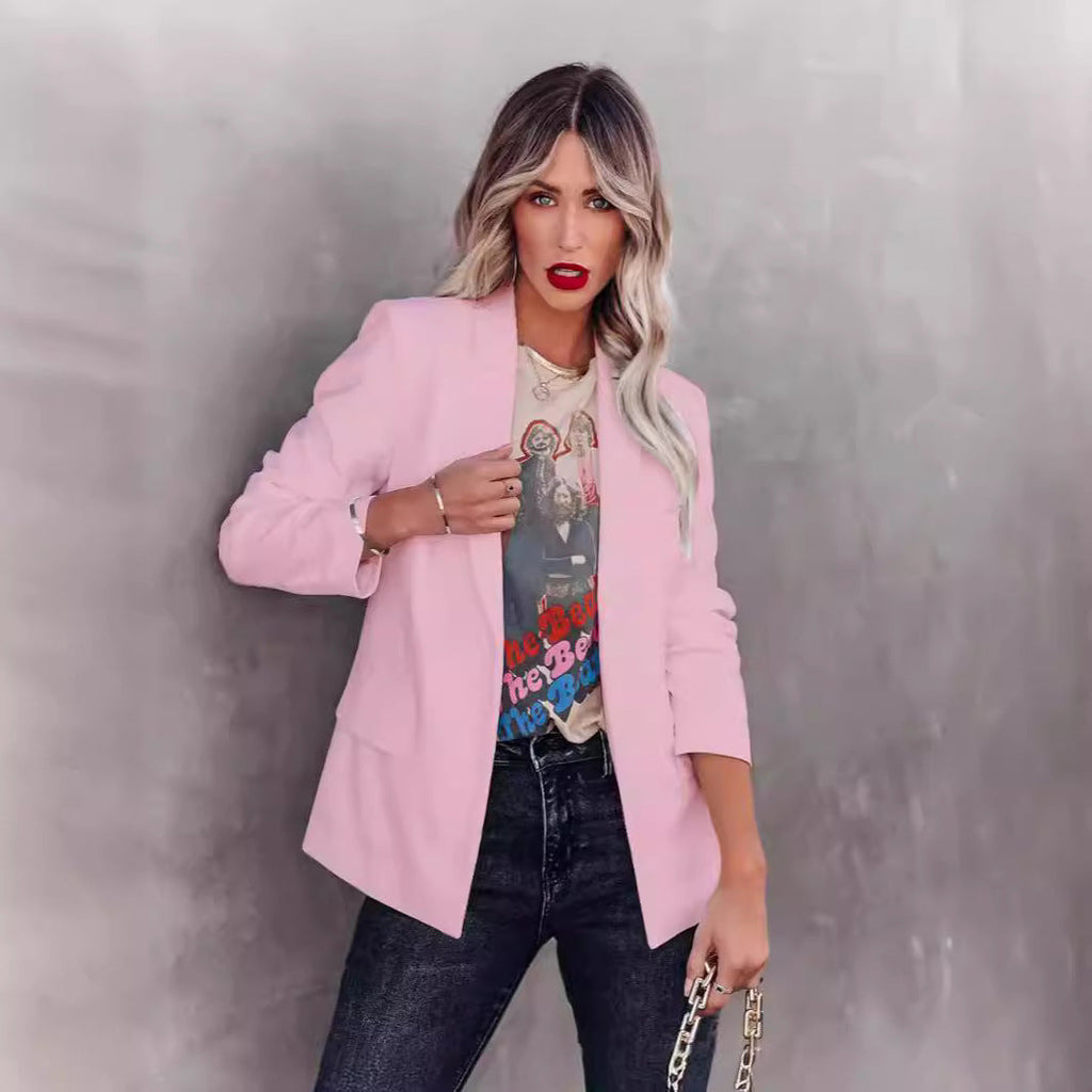 Valenzora | Professional Slim Fit Cardigan Suit