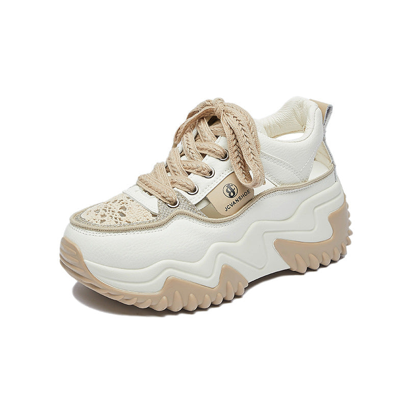 Valenzora - Atmungsaktive Plateau-Sneaker für Damen mit dicker Sohle