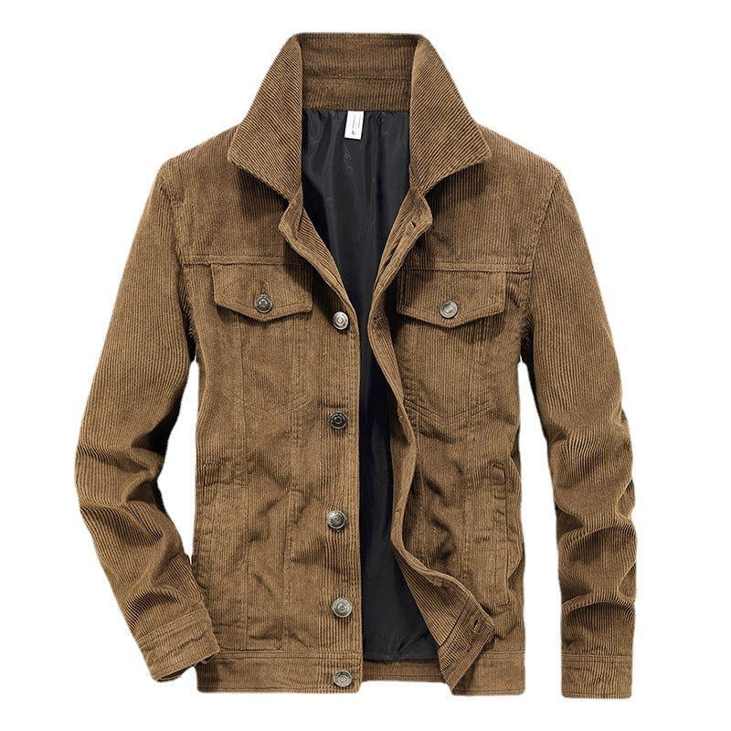 Valenzora | Casual long-sleeved corduroy jacket with buttons