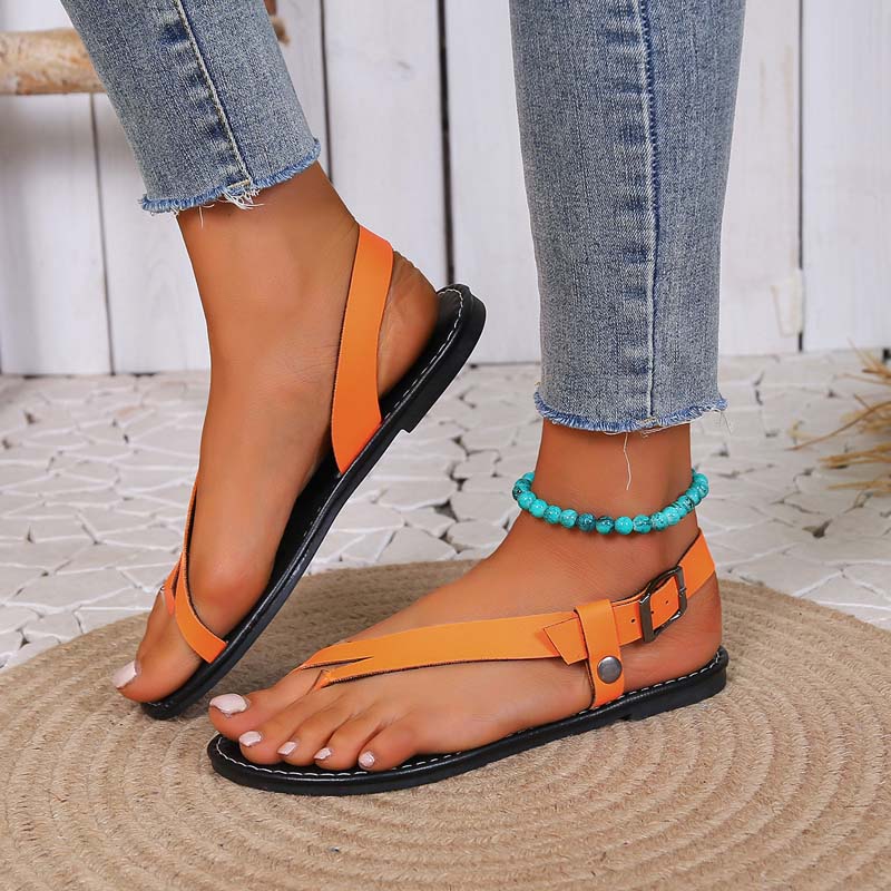 Valenzora | Minimalist Sandals with Buckle for Women