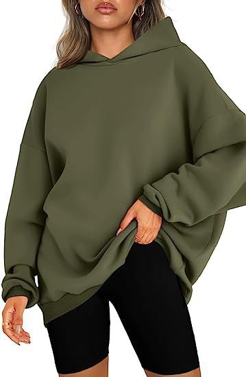 Women's oversized hoodie with side slits, size