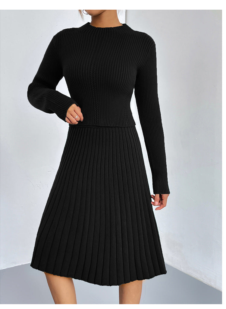 Valenzora | A-Linien-Rock Strickpullover-Set