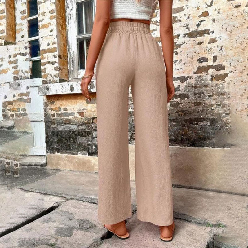 Valenzora | Colorful, airy summer trousers for women with wide legs