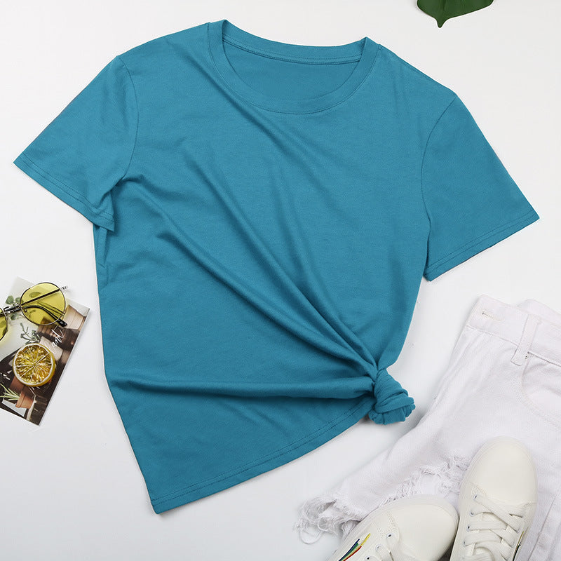 Damen-Basic-T-Shirt mit entspannter Passform und hochwertiger Baumwolle, Größe [Größe fehlt]