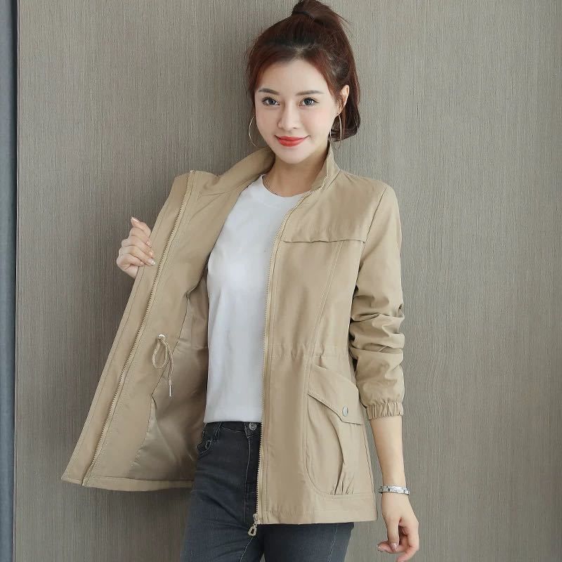 Valenzora | Trenchcoat mit Reißverschluss für Damen