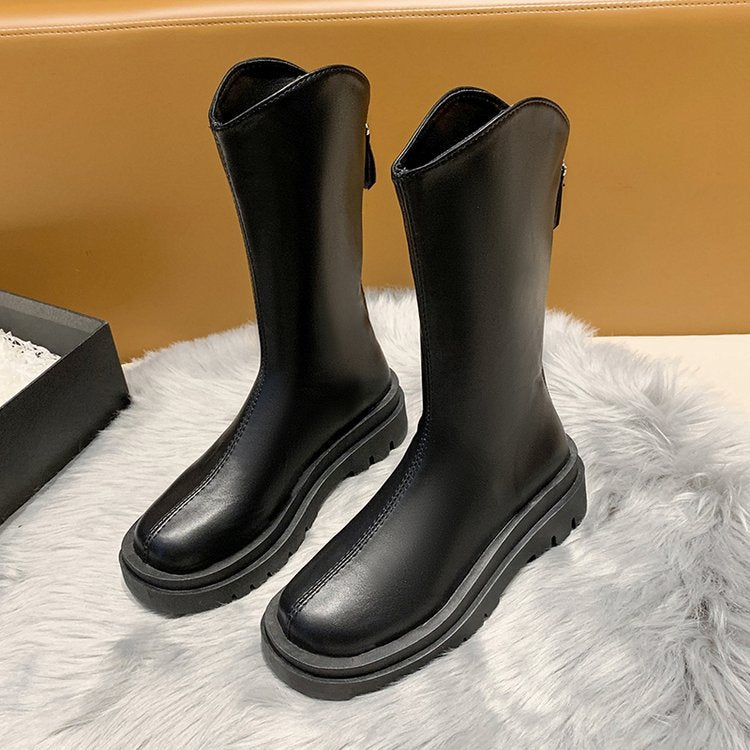 Women's rubber boots with non-slip sole and high shaft, size Valenzora