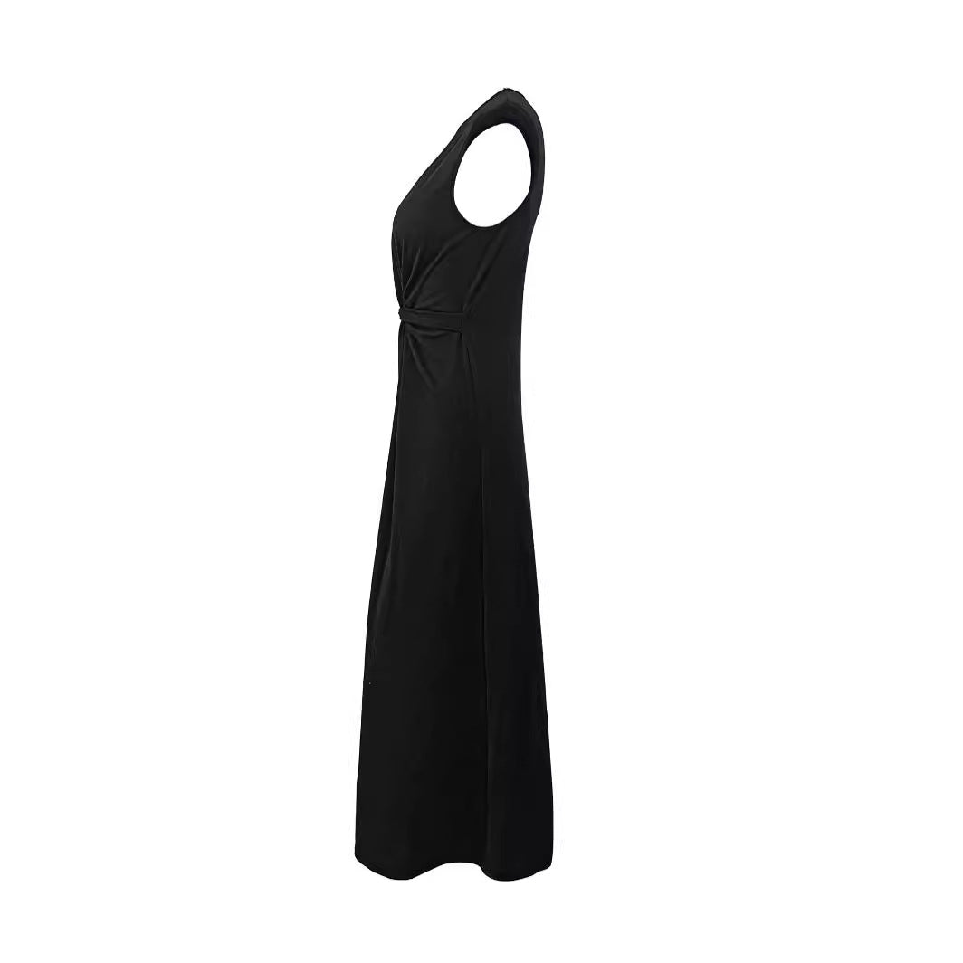 Elegantes Damenabendkleid mit schicken Falten und figurbetontem Schnitt, Größe [Größe fehlt]