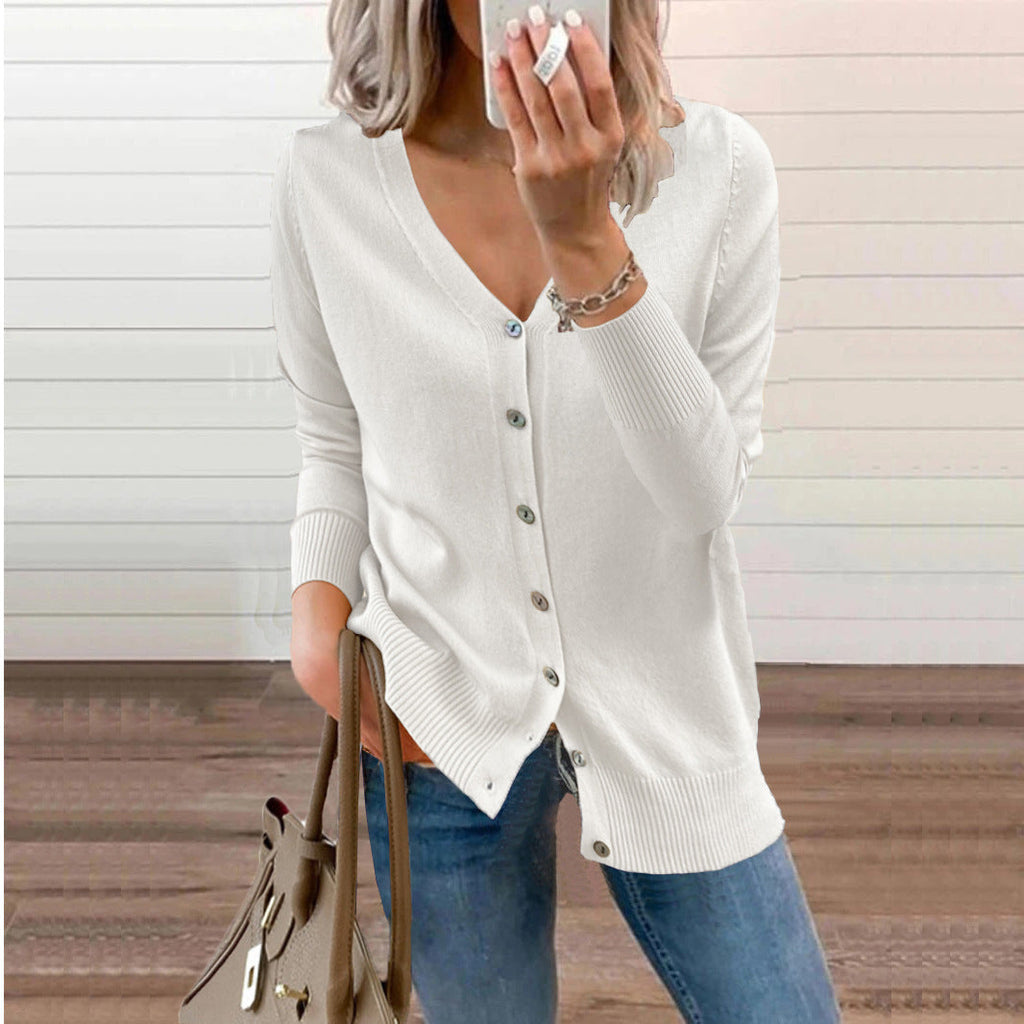 Valenzora | Button-up Knit Cardigan Sweater