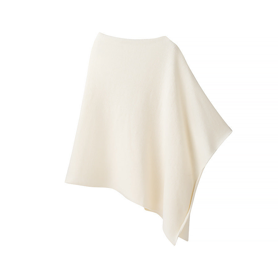 Damen-Schal-Poncho aus hochwertiger Wolle und elastischem Material, Größe [Größe fehlt]