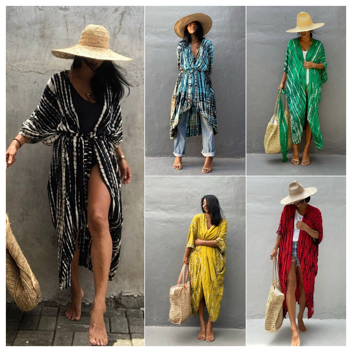 Damen Strandkimono Größe