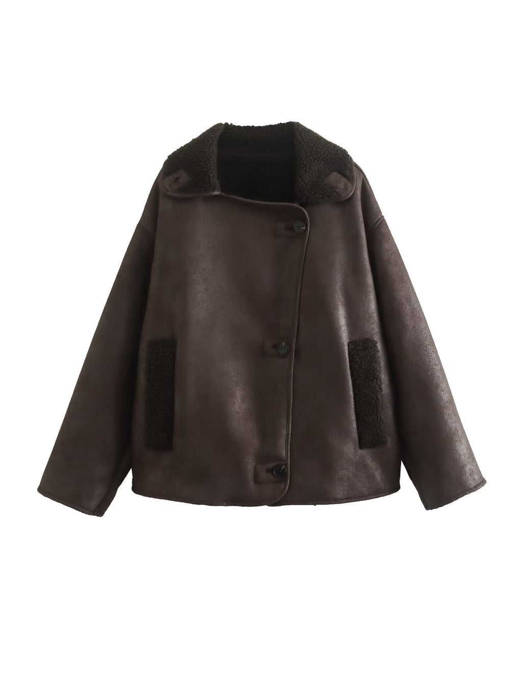 Valenzora | Classic Short Leather Jacket Women's