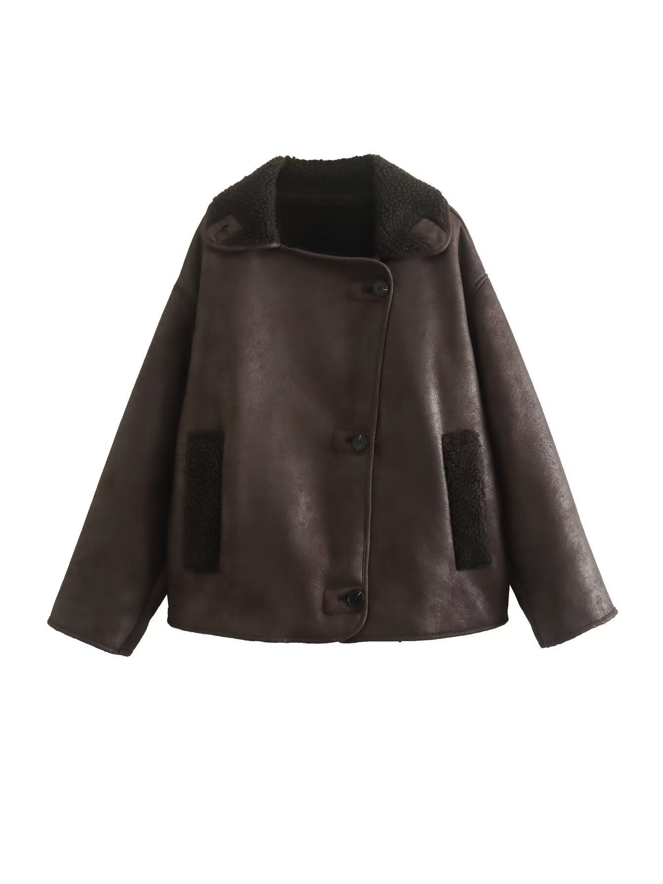 Valenzora | Classic Short Leather Jacket Women's