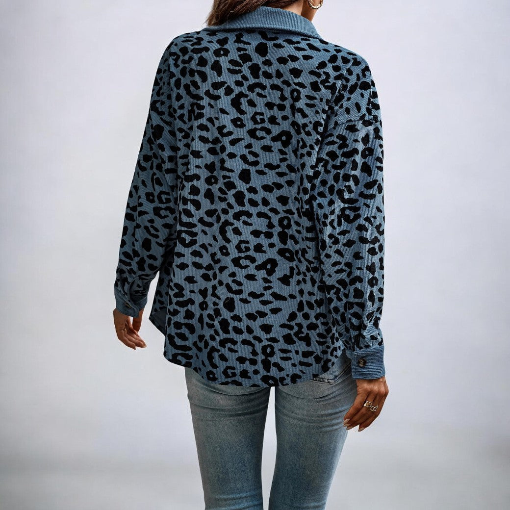 Valenzora | Stylische Jacke mit Leopardenmuster