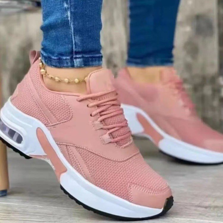 Sportliche Damen-Sneaker mit atmungsaktivem Mesh-Obermaterial und gedämpfter Sohle, Größe Valenzora