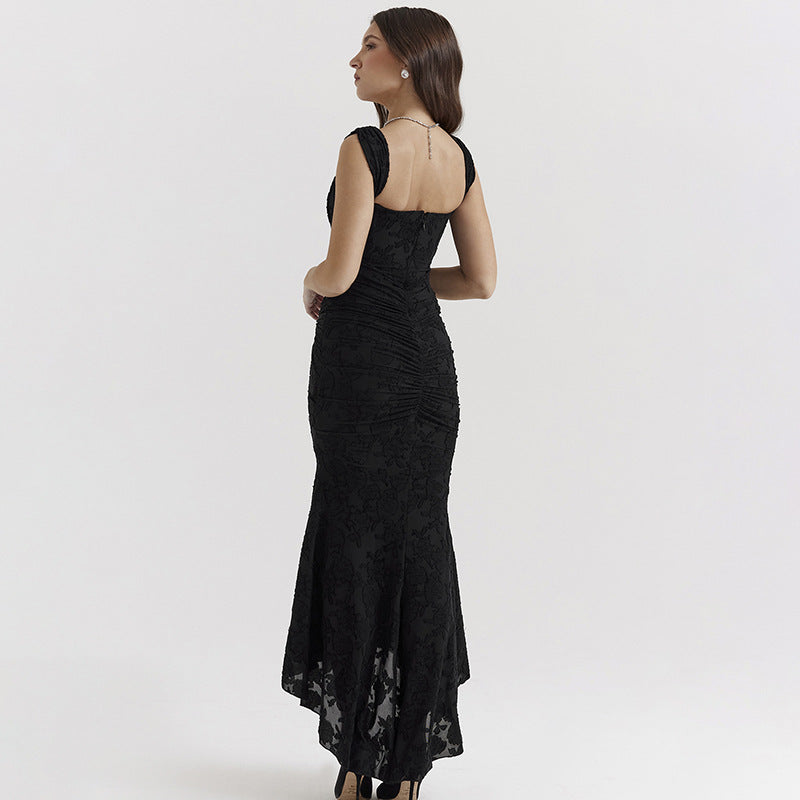 Damen-Scheidenkleid mit einzigartiger Drapierung von Valenzora