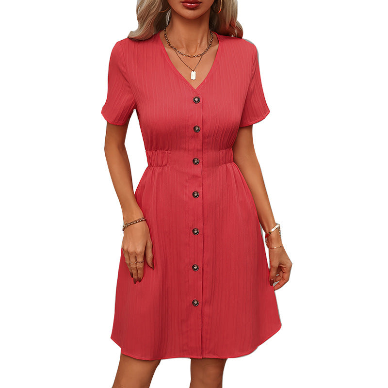 Damen-Hemdblusenkleid mit tailliertem Schnitt und eleganten Details, Größe