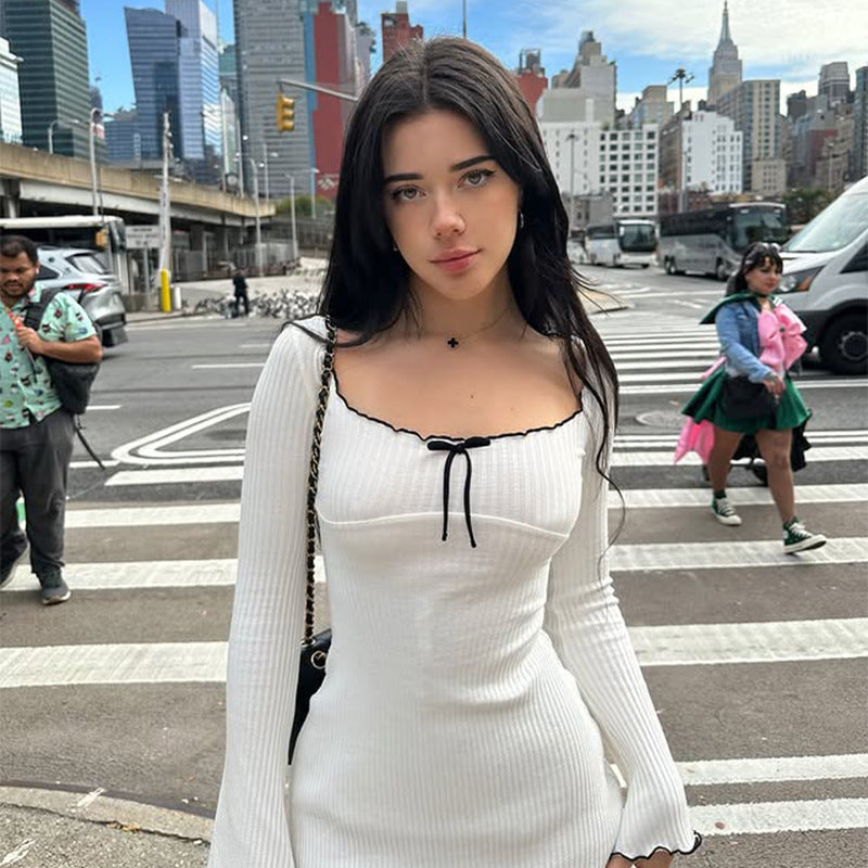 Damen enges Minikleid Größe