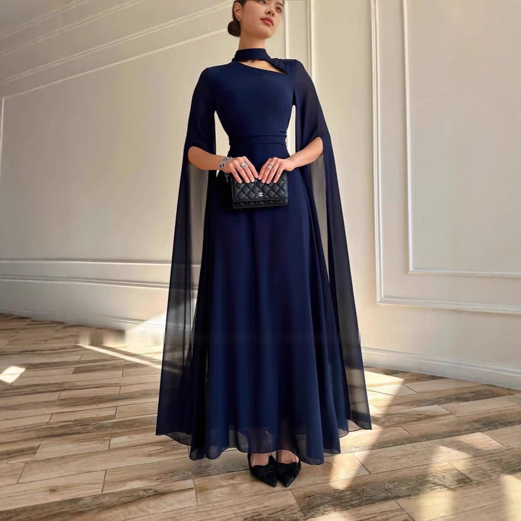 Valenzora | Lightweight chiffon party cape