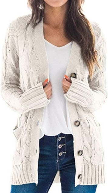 Valenzora | Stylish Plus-Size Mid-Length Cardigan Sweater