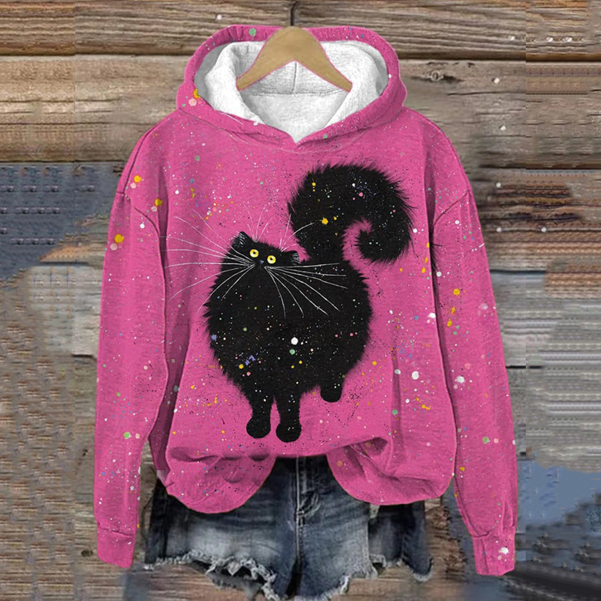 Valenzora | Women's Sweatshirt with Puff Sleeves