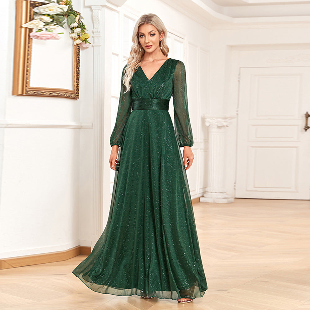 Valenzora | Cocktail Evening Dress Kor Costumes Plus Size Long Host Solo Green Dress