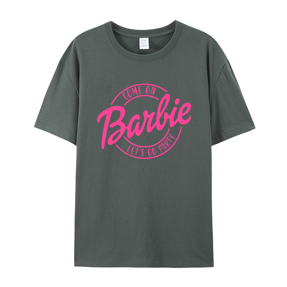 Valenzora | Retro Party Barbie Print T-shirt