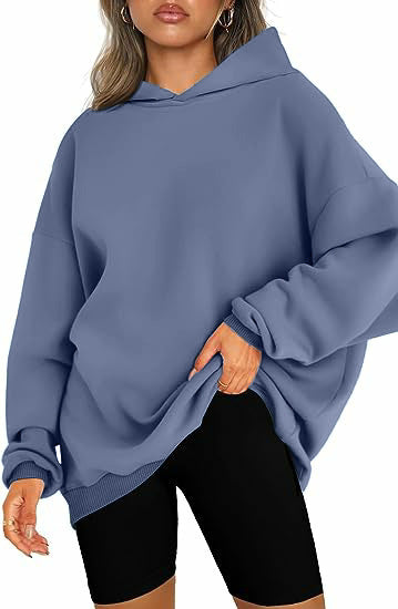 Women's oversized hoodie with side slits, size