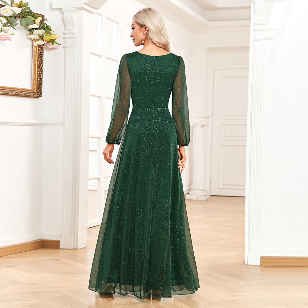 Valenzora | Cocktail Evening Dress Kor Costumes Plus Size Long Host Solo Green Dress