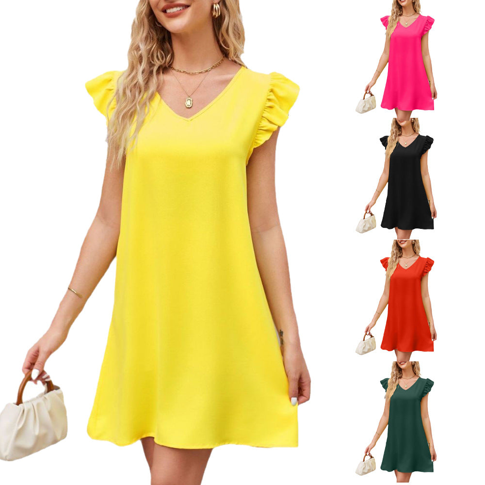 Valenzora | Puff Sleeve Loose Comfortable Fashionable Dress
