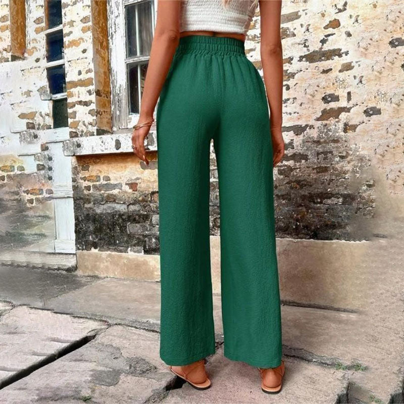 Valenzora | Colorful, airy summer trousers for women with wide legs