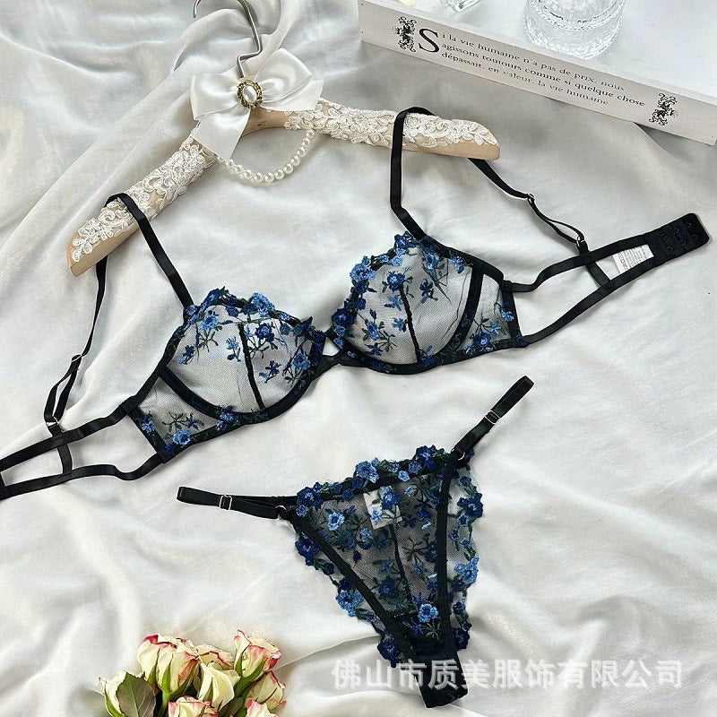 Valenzora underwear two-piece set with contrasting colors