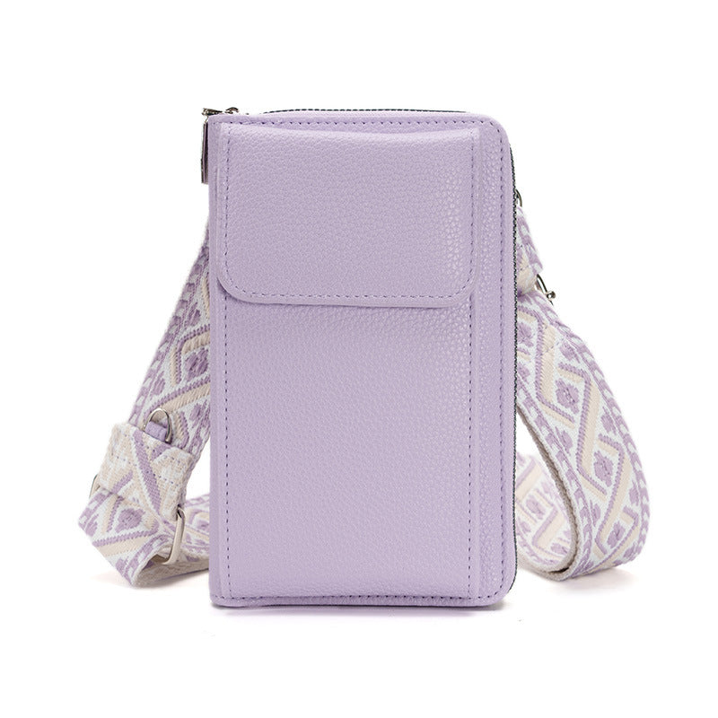 Valenzora shoulder bag with cell phone compartment