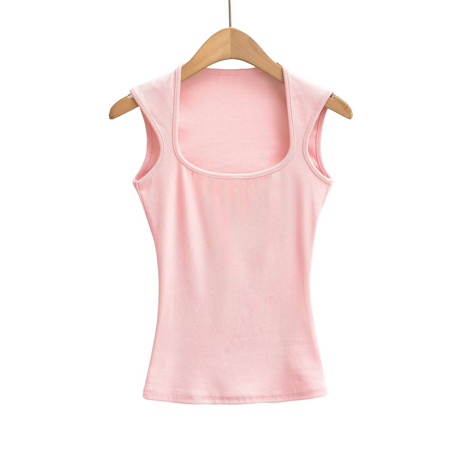 Damen-Sleeveless-Top aus weichem, dehnbarem Material, Größe