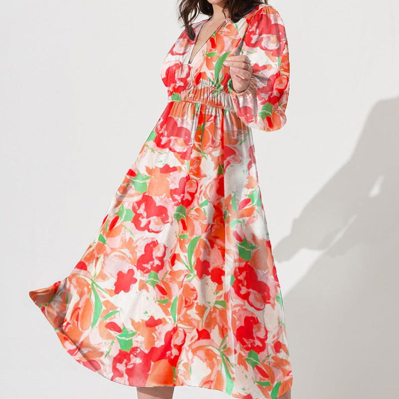 Valenzora | Elegant Floral Dress