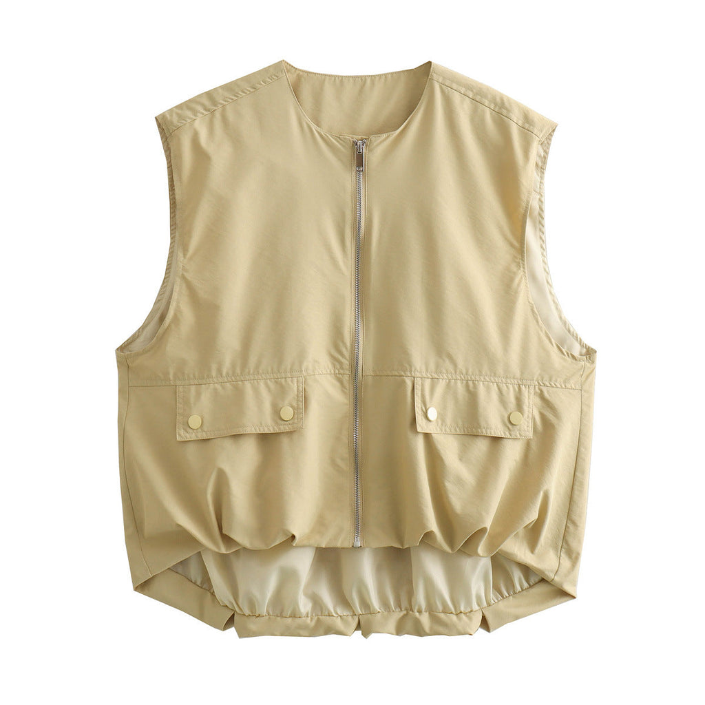 ValenzoraMODE | Relaxed Casual Cardigan Vest Tank Top