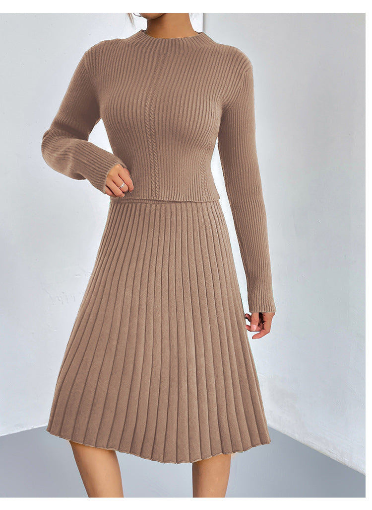 Valenzora | A-Linien-Rock Strickpullover-Set