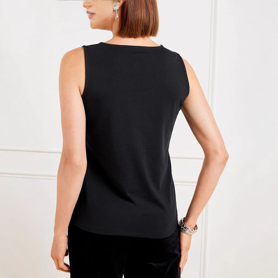Women's functional blouse with sequins, size