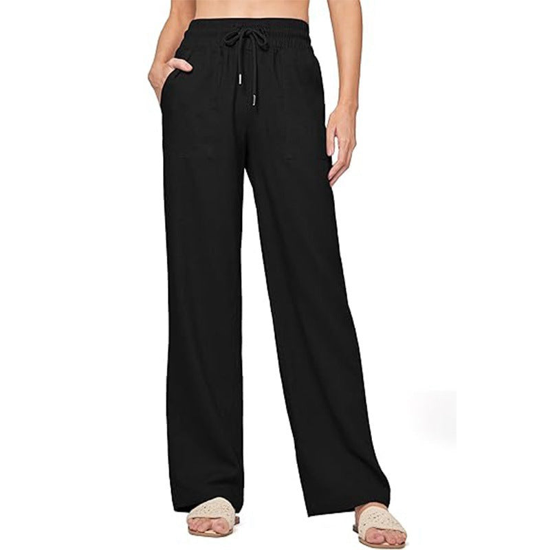 Women's Comfortable Wide Summer Trousers Size