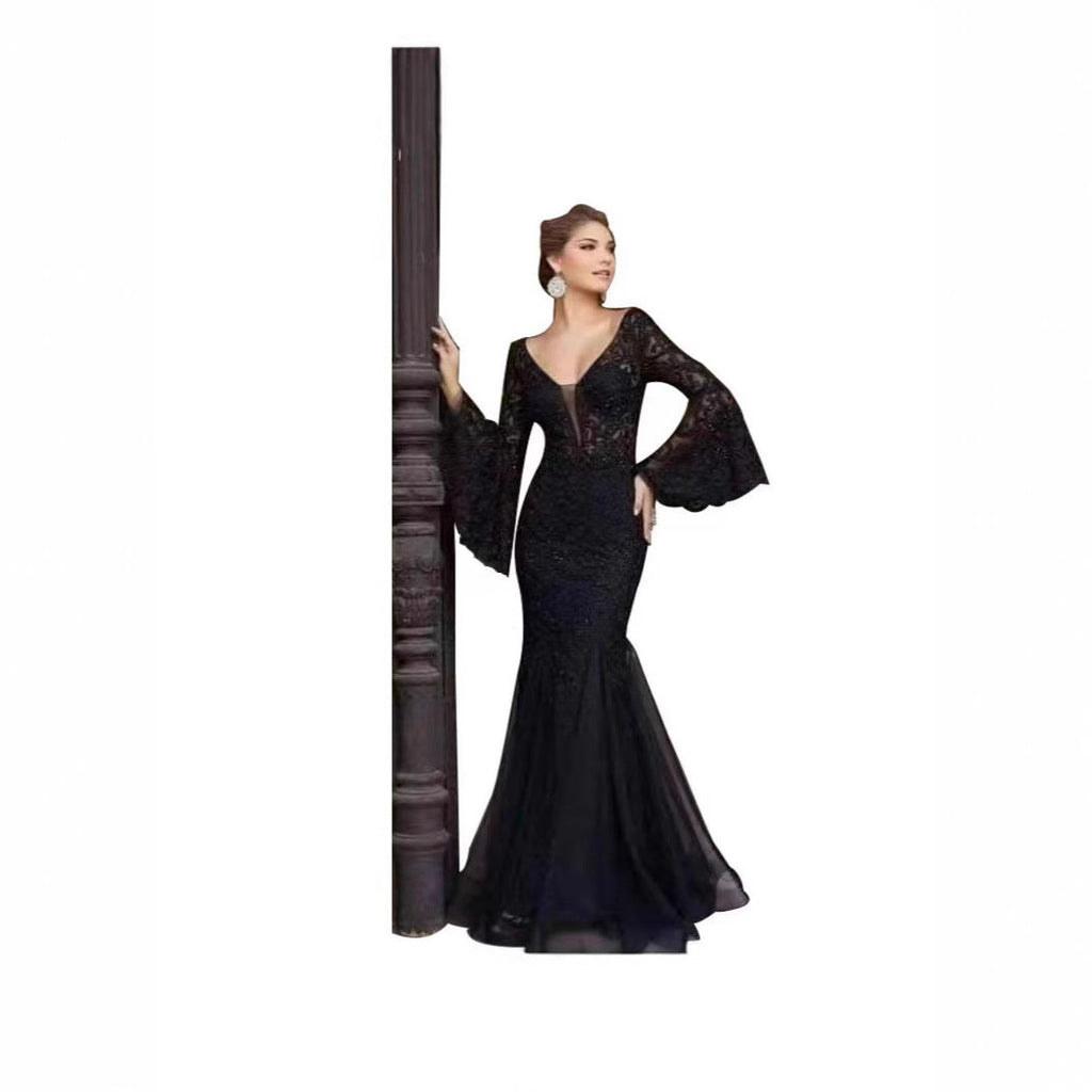 Valenzora | Vintage Party Long Mermaid Skirt Dress