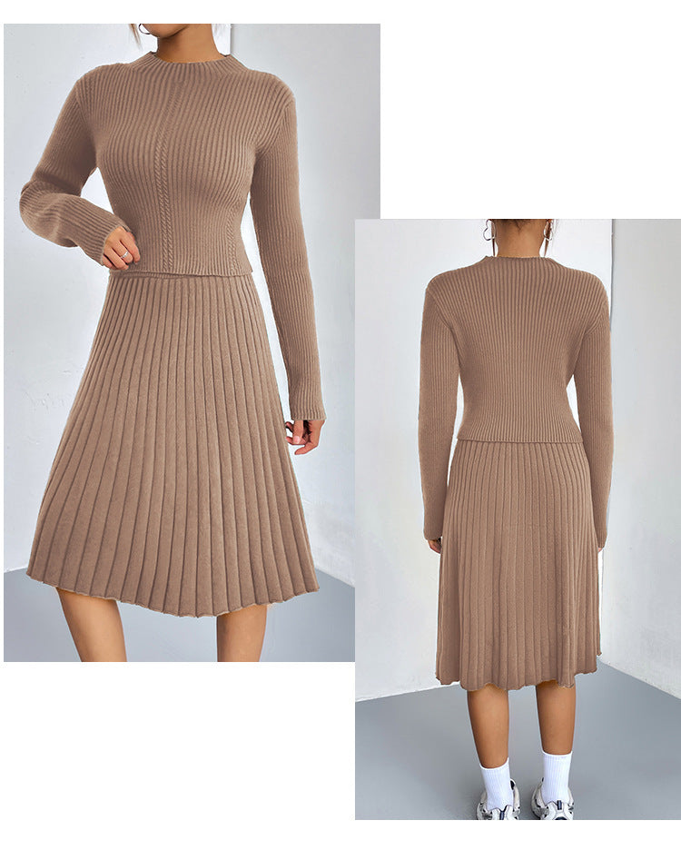 Valenzora | A-Linien-Rock Strickpullover-Set