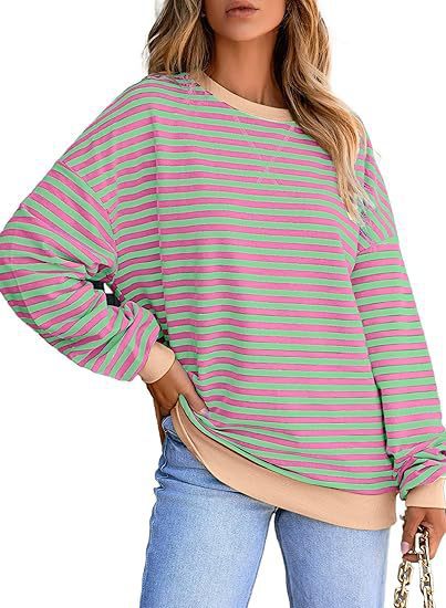 Valenzora | Color-Block-Pullover mit Tunnelzug-Top