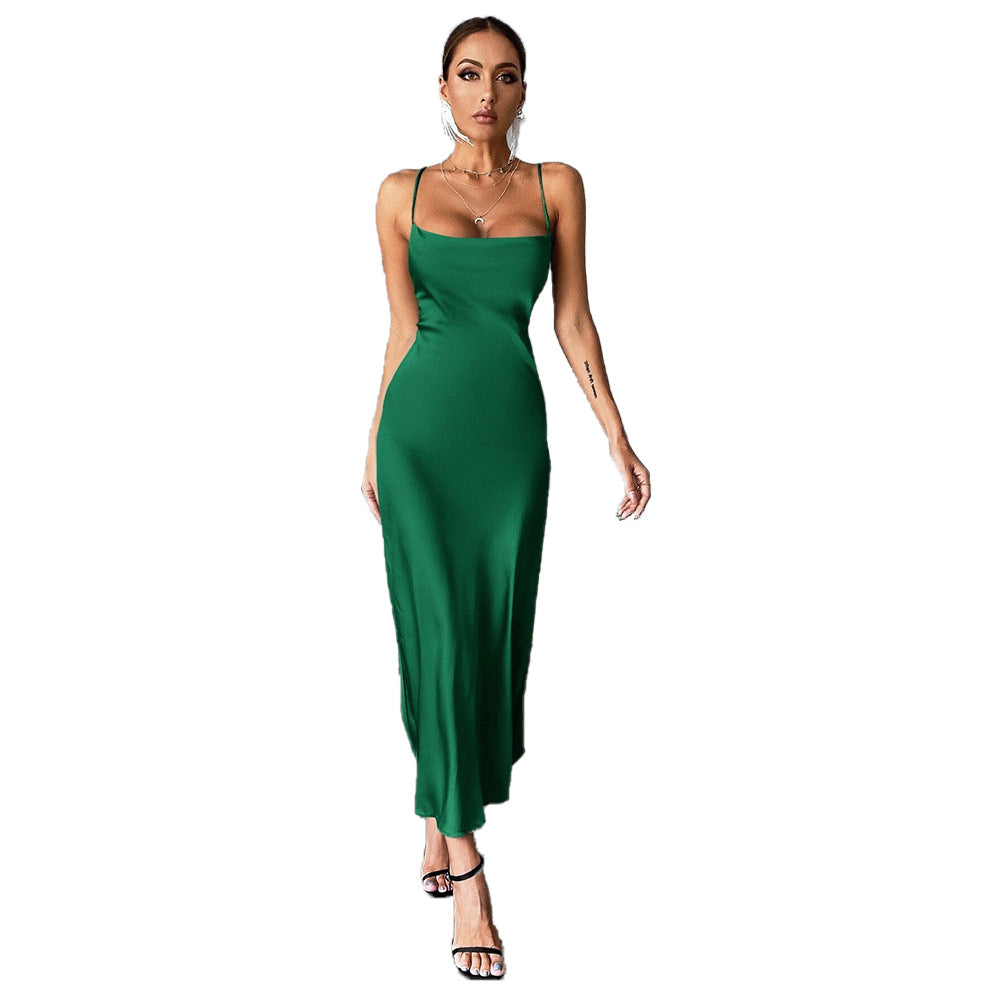 Elegantes, fließendes Abendkleid für Damen, Größe